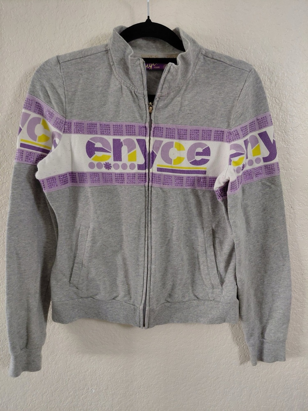 Y2K Enyce Zip Up Sweatshirt Jacket size XL